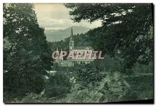 Cartes postales Lourdes La Basilique