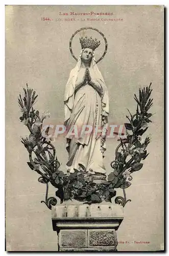 Cartes postales Lourdes La Vierge Couronnee