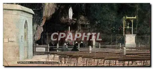 Cartes postales Lourdes La Grotte Miraculeuse
