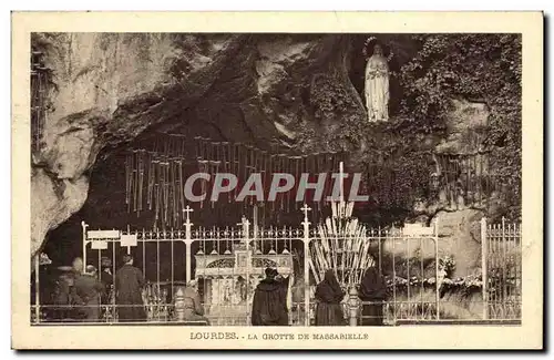 Cartes postales Lourdes La Grotte de Massabielle