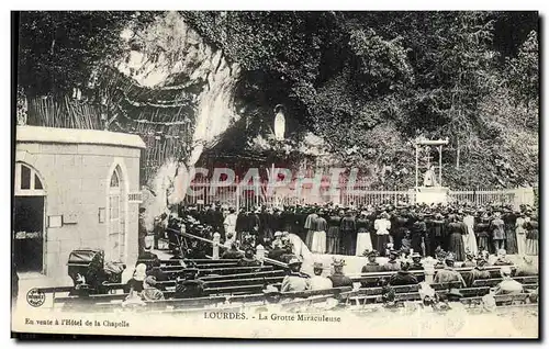 Cartes postales Lourdes La Grotte Miraculeuse