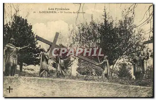 Cartes postales Lourdes La Station du Calvaire