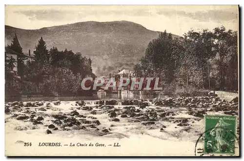 Cartes postales Lourdes La Chute du Gave