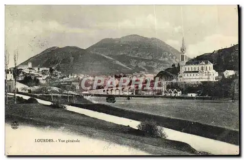Cartes postales Lourdes Vue generale