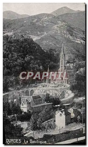Cartes postales Lourdes La Basilique