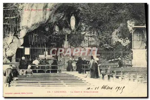 Cartes postales Lourdes La Grotte Miraculeuse