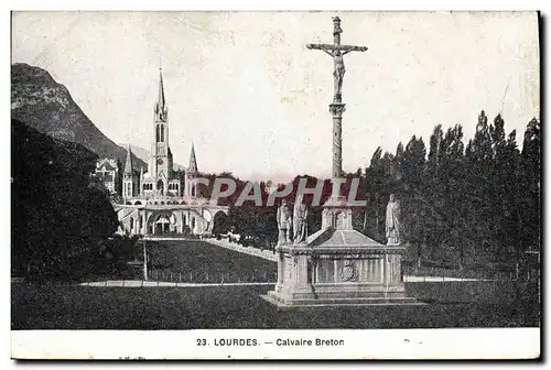 Cartes postales Lourdes Calvaire Breton