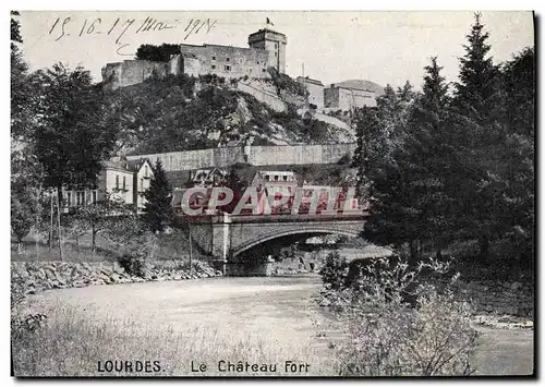 Cartes postales Lourdes Le Chateau Fort