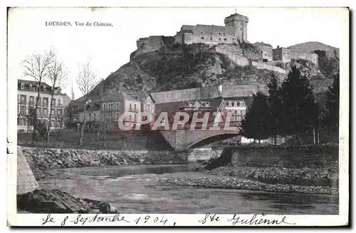 Cartes postales Lourdes Vue du Chateau
