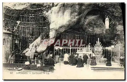 Cartes postales Lourdes La Grotte