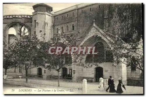Cartes postales Lourdes Les Piscines a la Grotte