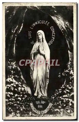 Cartes postales Lourdes La Vierge de la Grotte