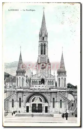 Cartes postales Lourdes La Basilique