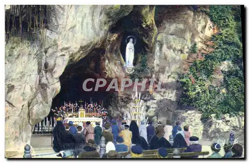 Ansichtskarte AK Lourdes La Grotte Miraculeuse