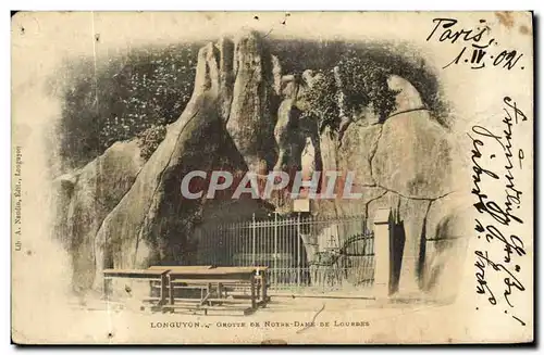 Cartes postales Longuyon Grotte de Notre Dame de Lourdes