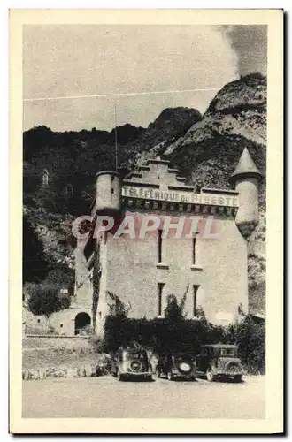 Cartes postales Lourdes Le Pibeste La Gare de depart