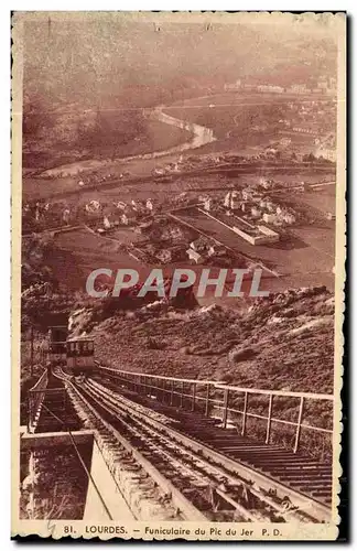 Cartes postales Lourdes Funiculaire du Pic du Jer