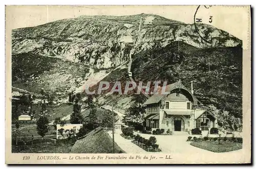 Cartes postales Lourdes Le Chemin de Fer Funiculaire du Pic du Jer