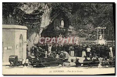 Cartes postales Lourdes Vue de la Grotte