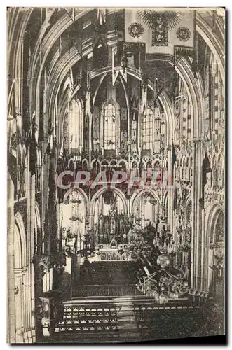 Cartes postales Lourdes Interieur de la basilique