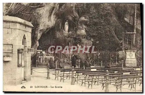 Cartes postales Lourdes La Grotte