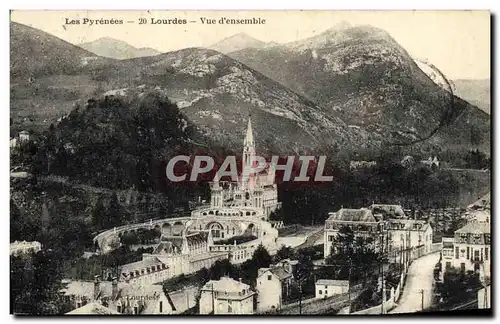 Cartes postales Lourdes Vue d ensemble