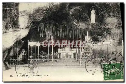 Cartes postales Lourdes La Grotte