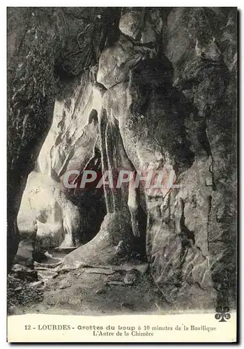 Ansichtskarte AK Lourdes Grottes du Loup a 10 minutes de la Basilique L Antre de la Chimere