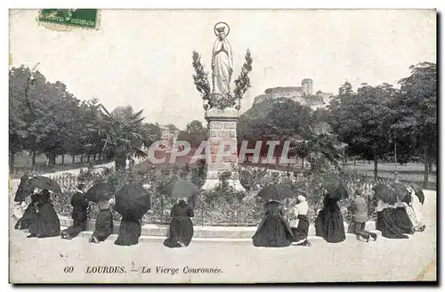 Cartes postales Lourdes La Vierge Couronnee