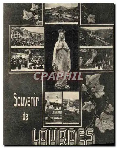 Cartes postales Souvenir de Lourdes