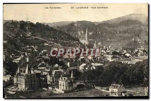 Cartes postales Lourdes Vue Generale