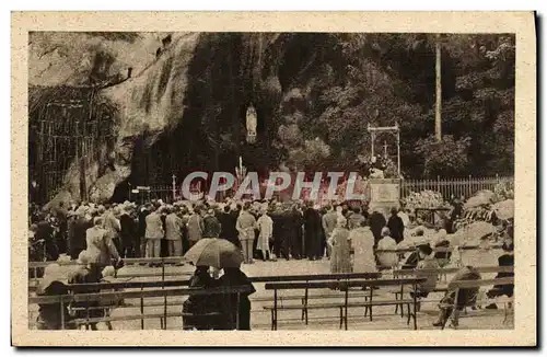 Cartes postales Lourdes La grotte