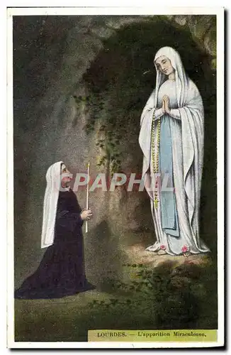 Cartes postales Lourdes L apparition Miraculeuse