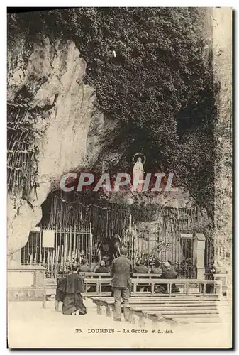 Cartes postales Lourdes La Grotte