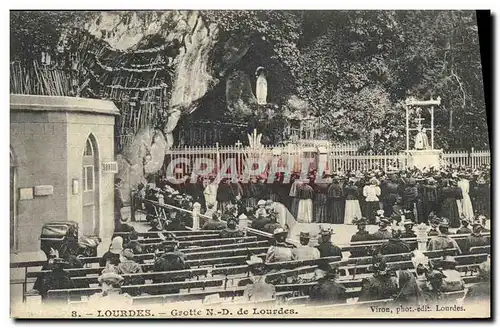 Cartes postales Lourdes Grotte N D de Lourdes