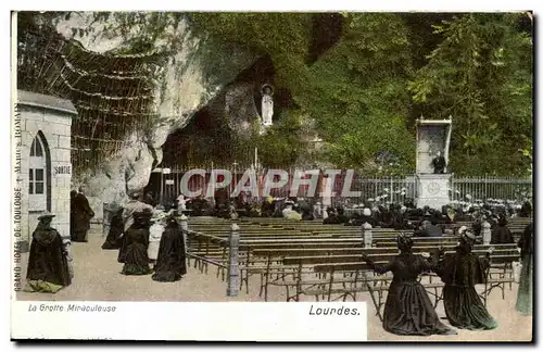 Cartes postales La Grotte Miraculeuse Lourdes