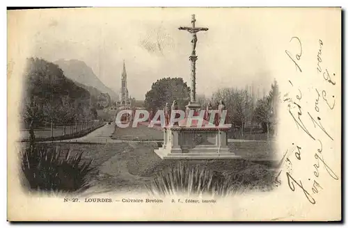 Cartes postales Lourdes Calvaire Breton