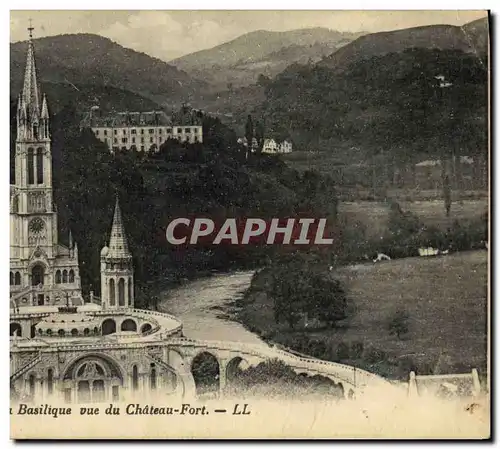 Cartes postales Basilique Vue du Chateau Fort