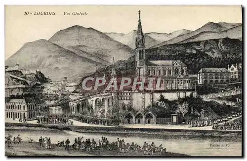 Cartes postales Lourdes Vue Generale