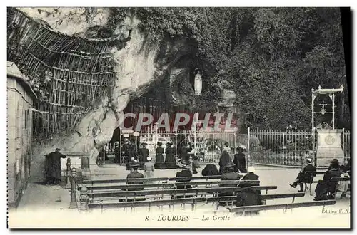 Cartes postales Lourdes La Grotte