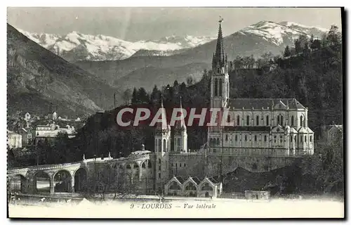 Cartes postales Lourdes Vue laterale