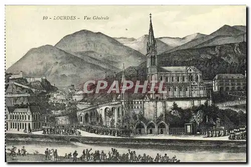 Cartes postales Lourdes Vue Generale