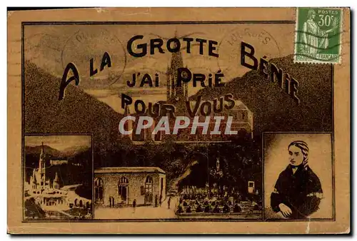 Cartes postales Lourdes Souvenir P D