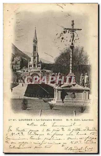 Cartes postales Lourdes La Calvaire Breton