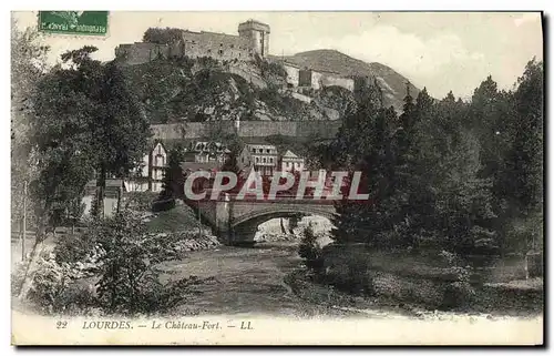 Cartes postales Lourdes Le Chateau Fort