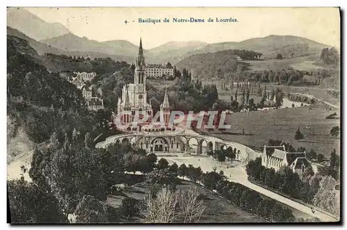 Cartes postales Lourdes Basilique de Notre Dame