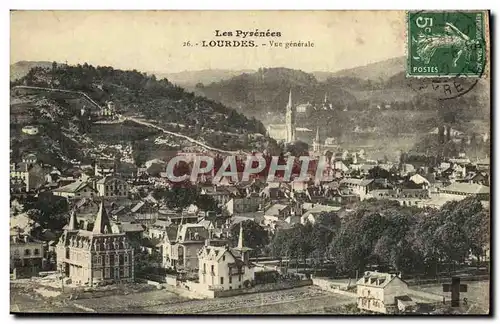 Cartes postales Lourdes Vue Generale