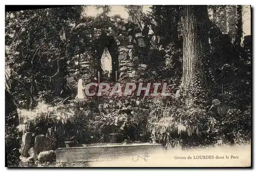 Cartes postales Grotte de Lourdes dans le Parc