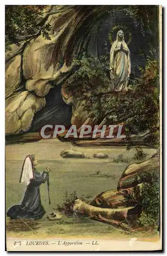 Cartes postales Lourdes L Apparition