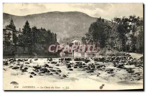 Cartes postales Lourdes La Chute du Gave